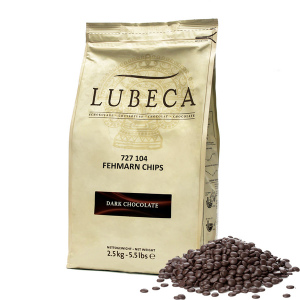 LUBECA - שוקולד מריר 55% לאפייה 2.5kg
