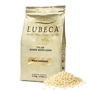 LUBECA – שוקולד לבן 29% לאפייה 2.5kg