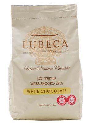 LUBECA –  שוקולד לבן 29% 1kg