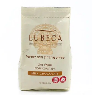 LUBECA – שוקולד חלב 35% 1kg