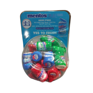 מנטוס מיני בצילינדר 30 יחידות