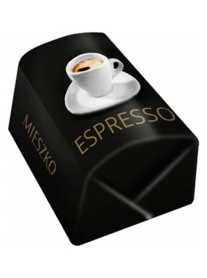 מיאסקו שוקולד מריר במילוי אספרסו 10g