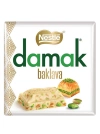 DAMAK טבלת שוקולד לבן במילוי פיסטוק ובקלאווה טורקי - 60g