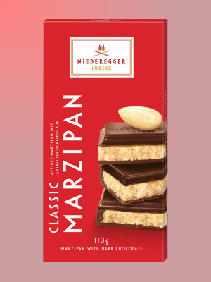 נידרגר – שוקולד מריר מרציפן קלאסי 110 גרם