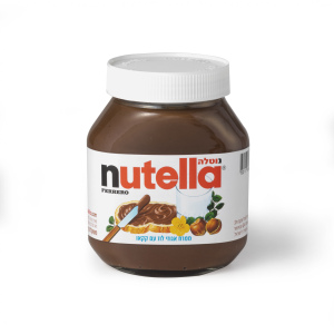 ממרח נוטלה אגוזי לוז עם קקאו 750g