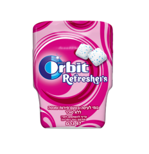 מסטיק אורביט רפרשרס 67g