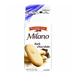 Pepperidge Farm – עוגיות מילאנו במילוי קרם שוקולד מריר 170g