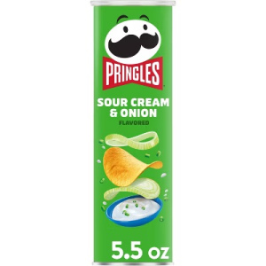 Pringles – צ'יפס בטעם שמנת חמוצה ובצל 158g