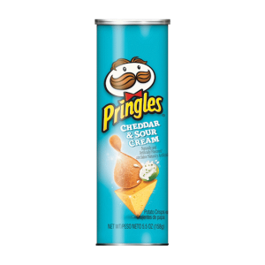 Pringles – צ'יפס הרווסט בלנד בטעם שמנת חמוצה וצ'דר 158g