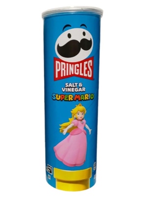 פרינגלס  צ'יפס מהדורת סופר מריו בטעם מלח וחומץ 