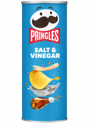 פרינגלס צ'יפס בטעם מלח וחומץ 149 גרם