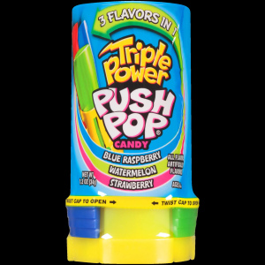 Push Pop Candy - סוכריית טריפל  30g
