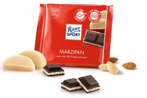 ריטר שוקולד מריר ומרציפן 100g