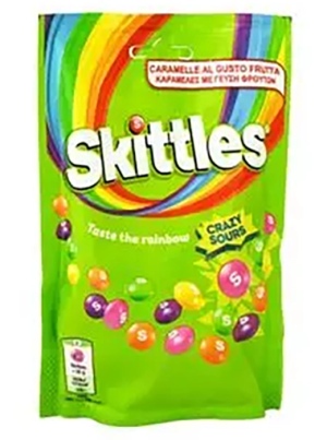 Skittles סקיטלס קרייזי סאוור - חמוץ מאוד - 152g