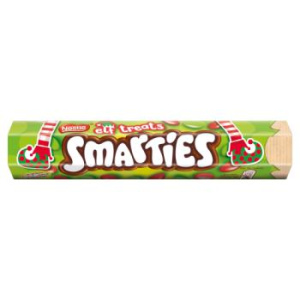 מגה רול סמרטיז שוקולד חלב גרסת כריסמס 120g Smarties