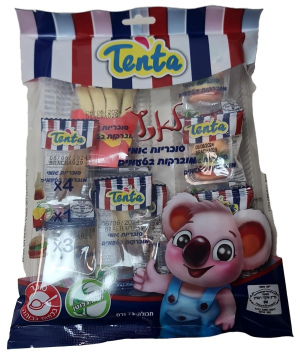 תנתה ערכת גומי ג'אנק פוד 72 גר