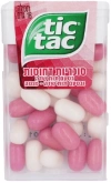 טיק טק בטעם תות שדה ומנטה - ורוד לבן