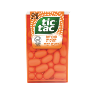 טיק טק בטעם תפוז - כתום 16g