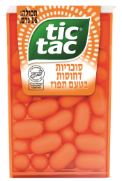טיק טק בטעם תפוז - כתום
