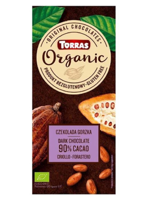 Torras - שוקולד מריר אורגני 90% 100g