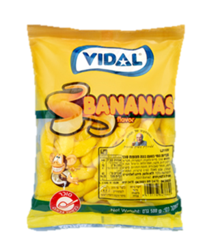 וידאל - גומי בטעם בננה 500g