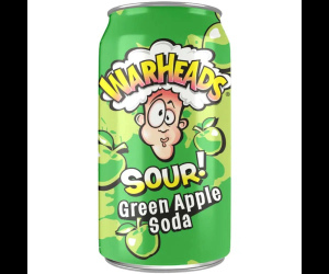 Warheads – משקה חמוץ מוגז בטעם תפוח 355ml