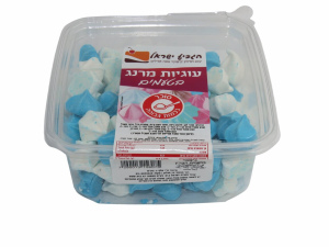 נשיקות מרנג כחול לבן 50g