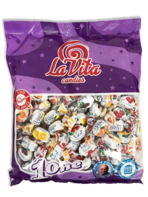 La Vita סוכריות ג'לי בטעמי פירות 800g