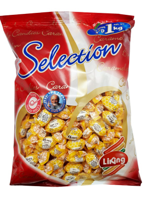 סוכריות יוגטה טיובס ממולאות בטעם דבש 1 ק