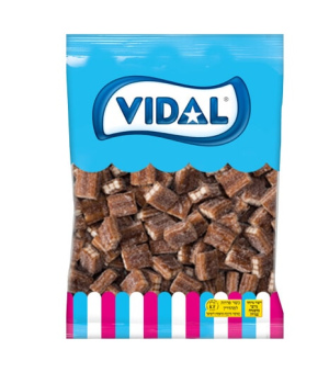 וידאל - קוביות לקוריץ בטעם קולה - חמוץ 1 ק