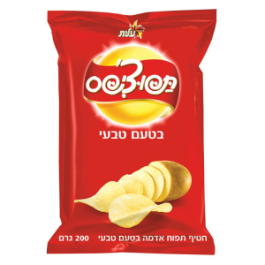 תפוצ'יפס בטעם טבעי 200g