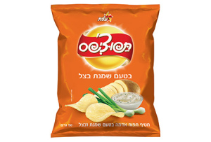 תפוצ'יפס בטעם שמנת בצל 50g