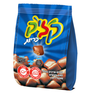 קליק - כריות חלבי במילוי נוגט מצופה שוקולד 65g