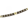 Happy new year - באנר לשנה חדשה - זהב שחור