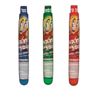 מגה ספריי בטעמי פירות 100ml יחידה