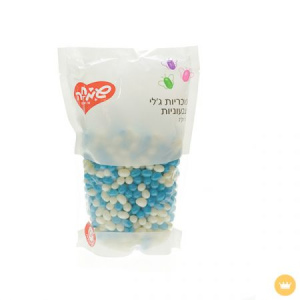 מארז סוכריות ג'לי - כחול לבן - 1 ק