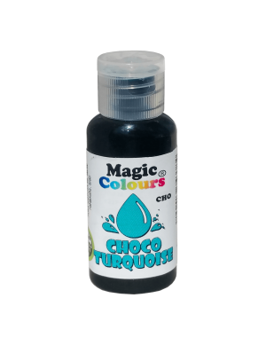 צבע מאכל שוקולד - טורקיז