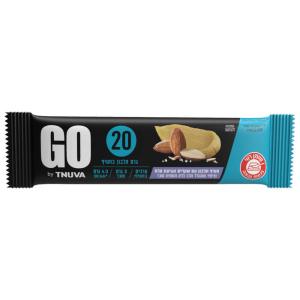 GO - חטיף חלבון עם שקדים ונגיעת מלח - 60g
