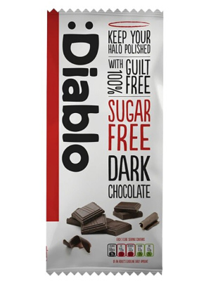 DIABLO שוקולד מריר ללא סוכר 75g