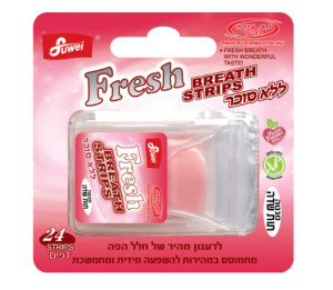 Fresh פרש - דפים בטעם תות ומנטה