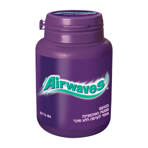 Airwave - מסטיק בטעם מנטה ואוכמניות 64g