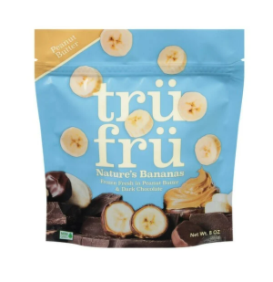 בננה מצופה שוקולד מריר וחמאת בוטנים קפוא 227g