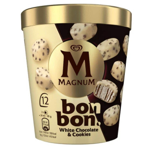 MAGNUM bonbon - גלידת מגנום עוגיות שוקולד לבן