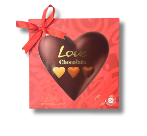 בונ' לבבות שוקולד LOVE 120G
