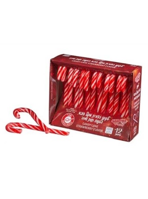 טייסטי לקקני מקל סבא אדום לבן  12 יחידות