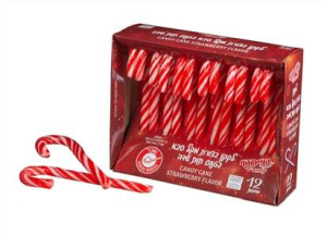 טייסטי לקקני מקל סבא אדום לבן  12 יחידות