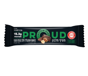 Proud - חטיף חלבון בטעם שוקולד חלב וקרם נוגט 50g