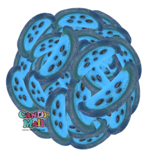 לקריץ גומי פלחי פטל 100g