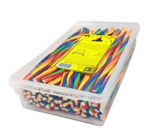 דאמל - לקריץ קצר בטעם תות שדה מצופה סוכר 1.4 ק