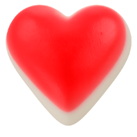 בתפזורת גומי לב 6.9 ל100 גרם